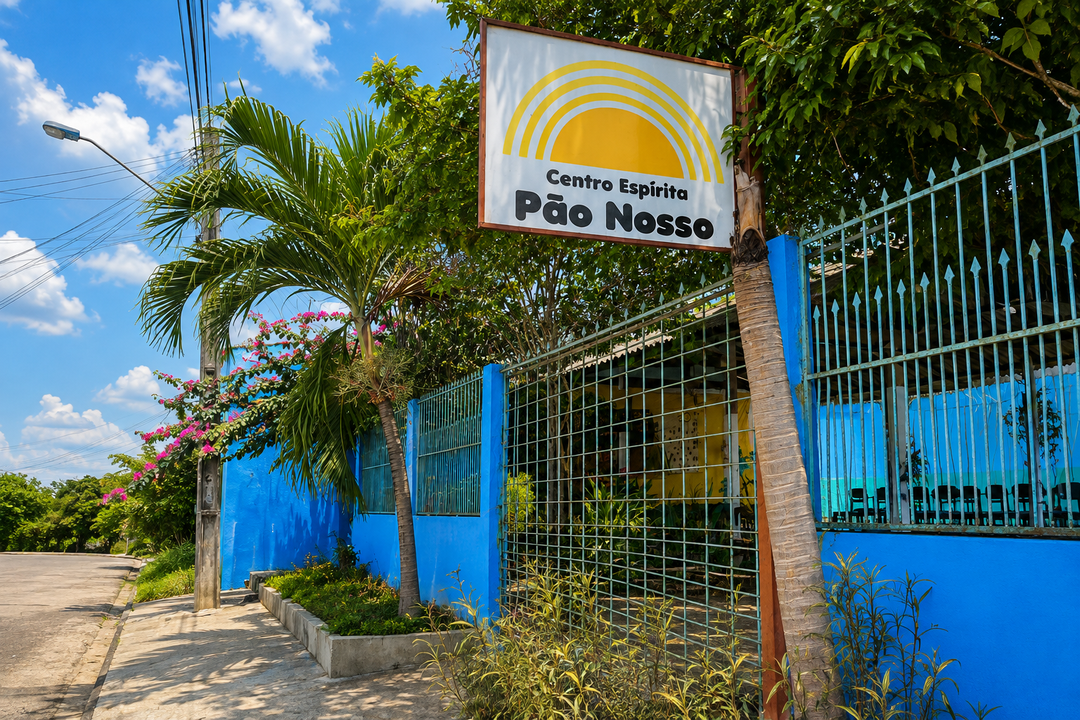 Fachada do Centro Espírita Pão Nosso em Manaus